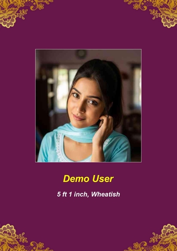 Marriage Biodata Format